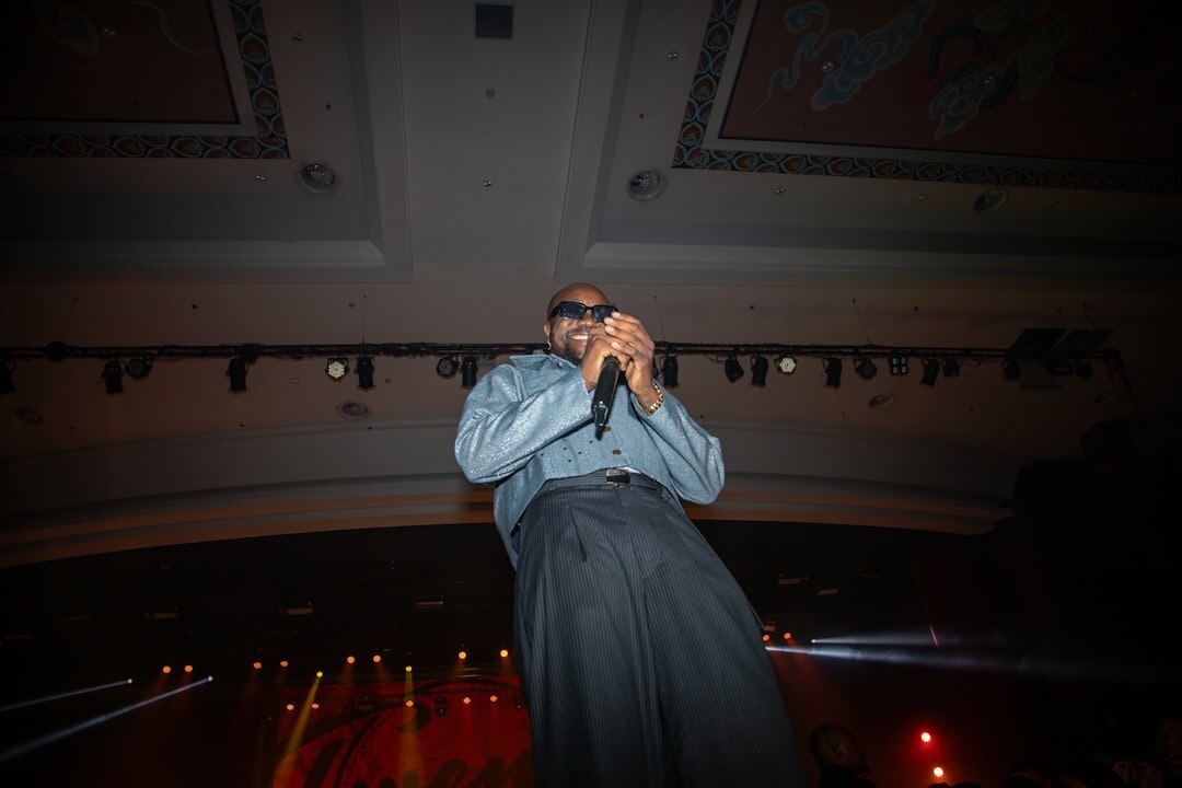 celebrity on stage