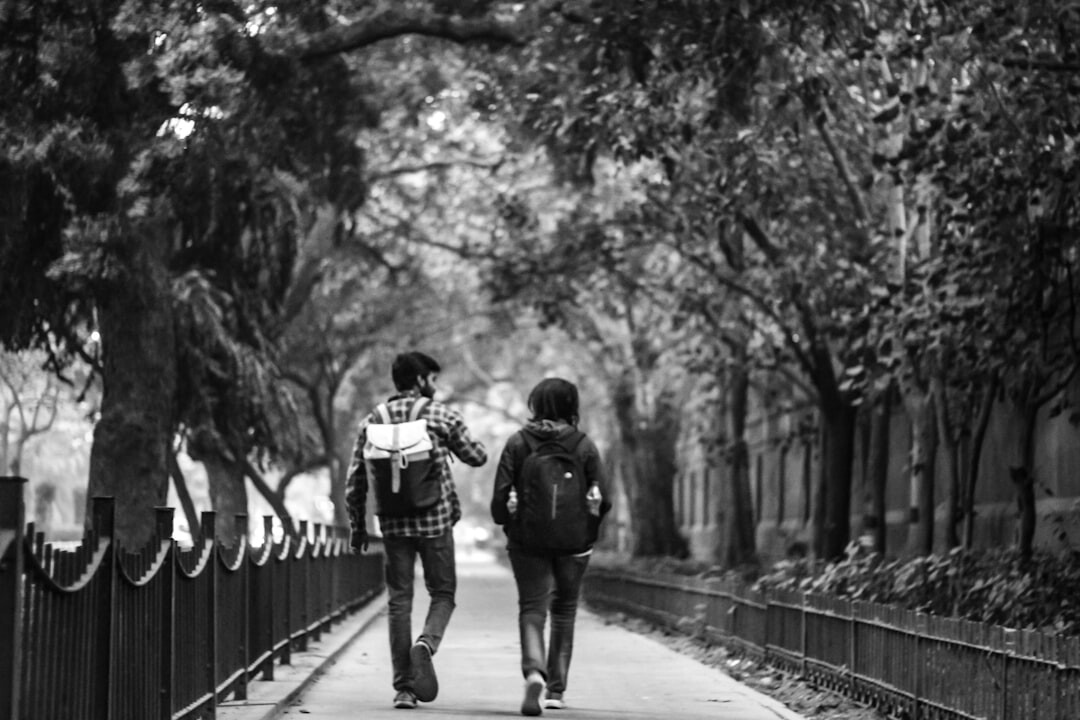 celebrity couple walking together